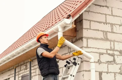 Pose et remplacement de gouttières à Mutzenhouse